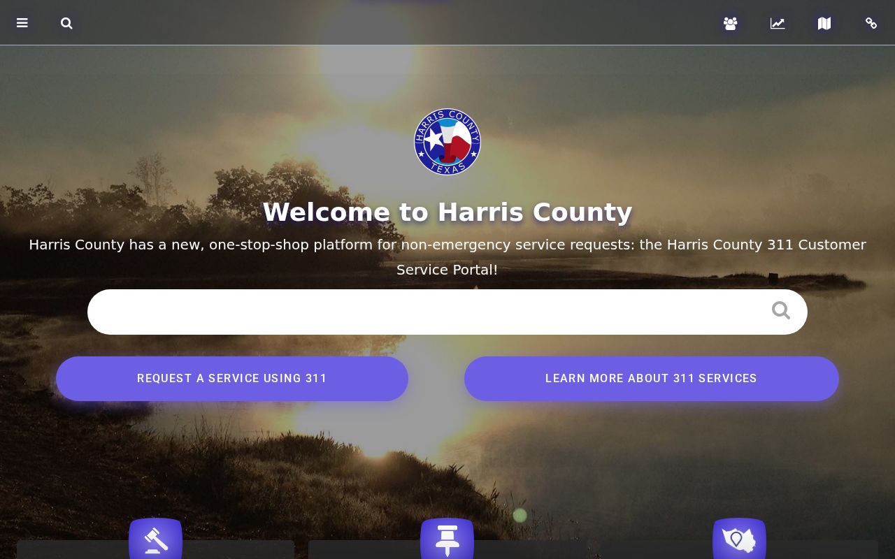 Cloverleaf neighbors research through Harris County government office routing
